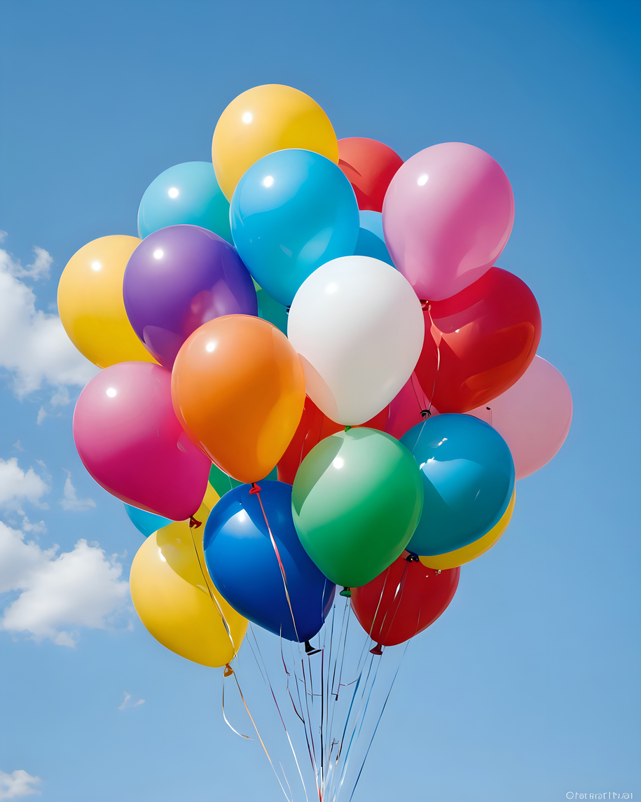 Ballongklase som flyger