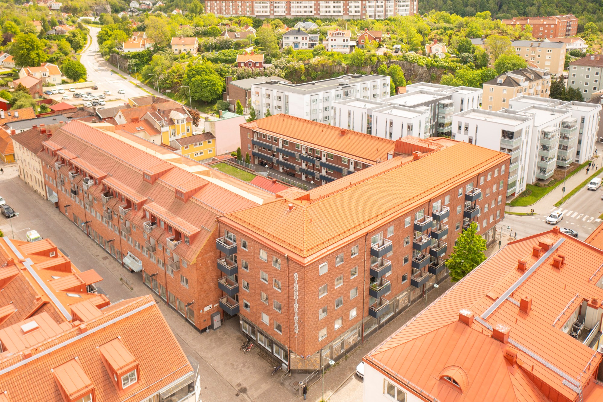Uddevallahems fastighet på Asplundsgatan 5-7 och Södergatan 24-28