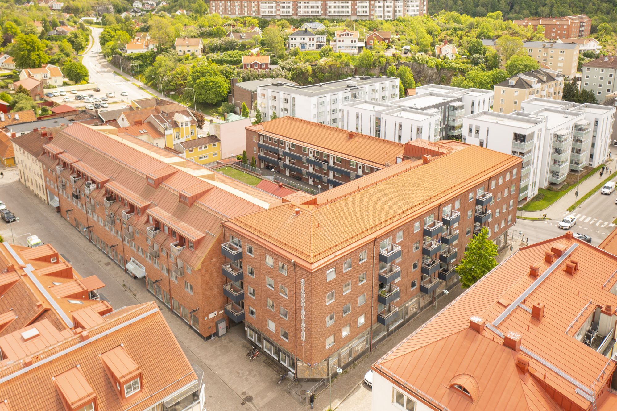 Uddevallahems fastighet på Asplundsgatan 5-7 och Södergatan 24-28