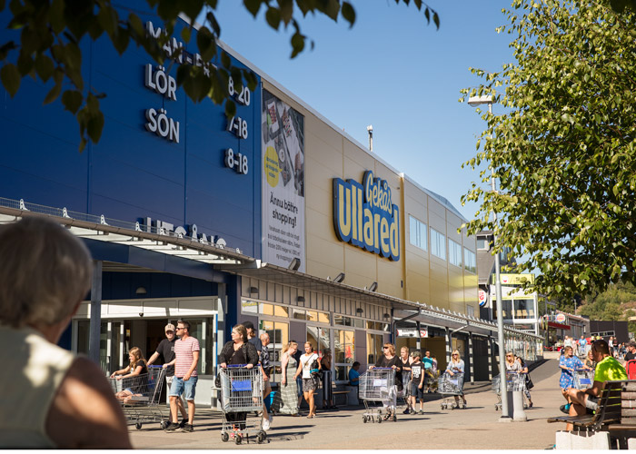 Utsidan av Gekås i Ullared