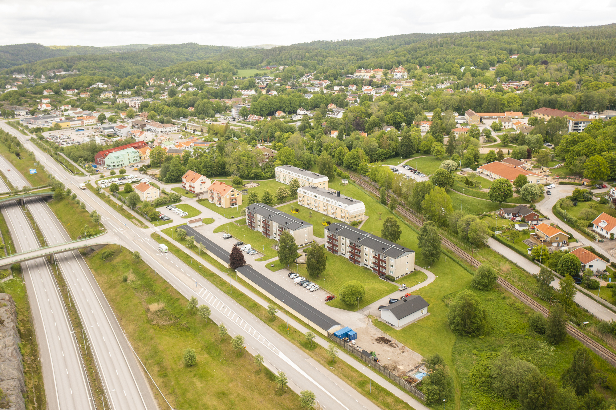 Uddevallahems fastigheter på Parkvägen 1-11 Ljungskile