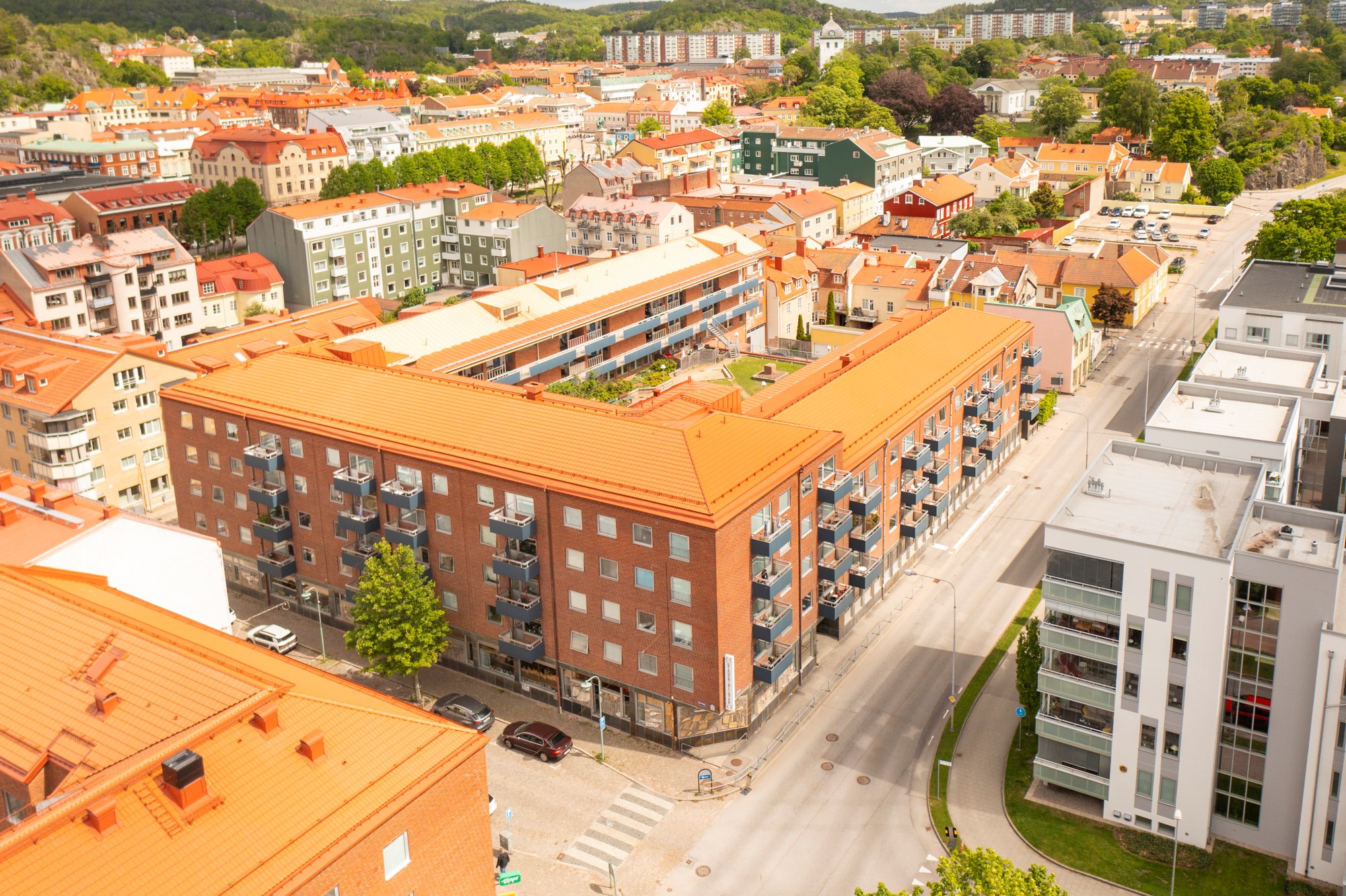 Uddevallahems fastighet på Asplundsgatan 5-7 och Södergatan 24-28