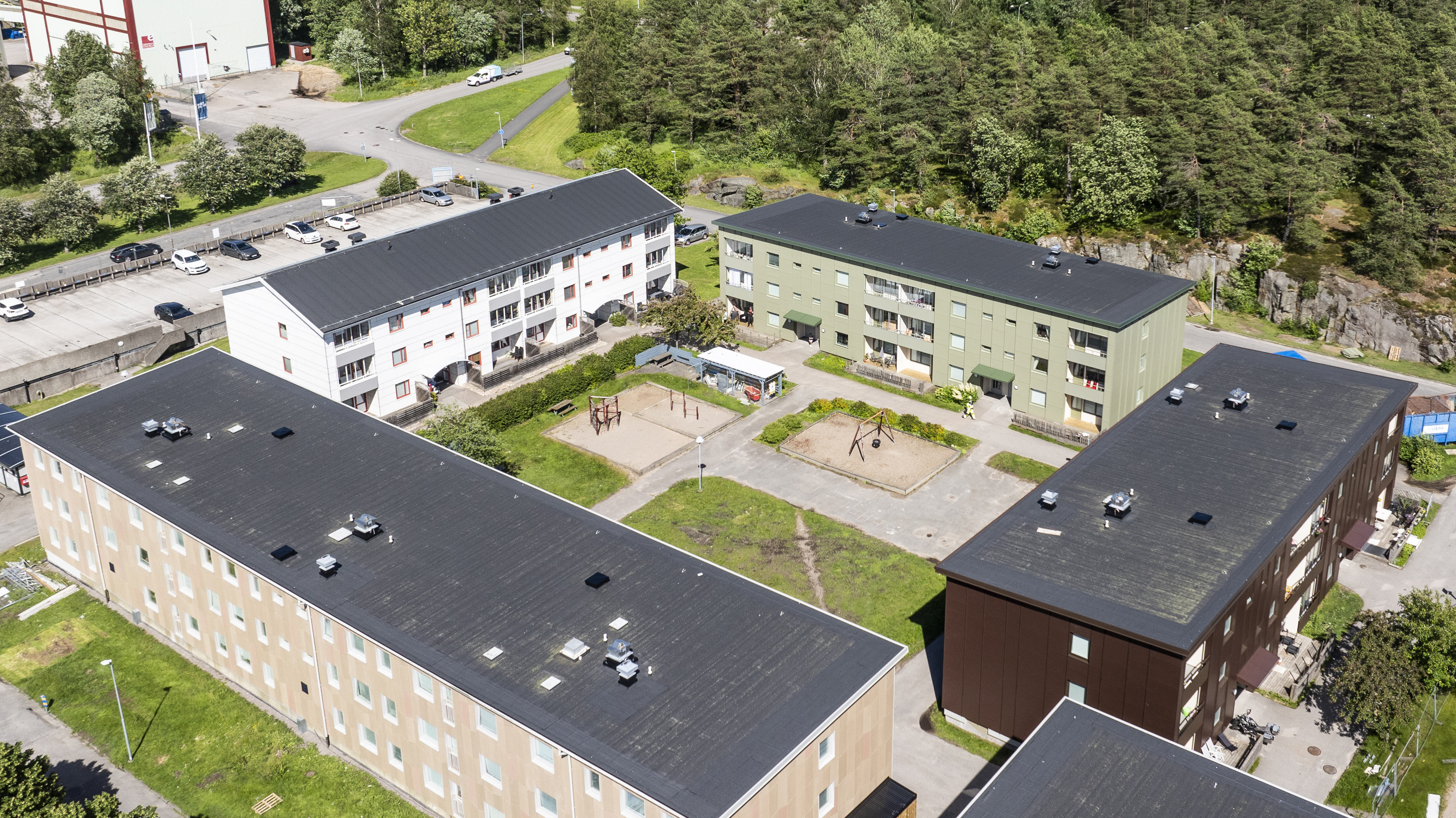 Innergården på visvägen på Hovhult