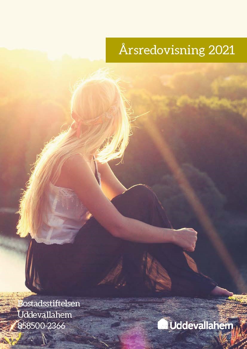 Omslag Uddevallahem Årsredovisning 2021